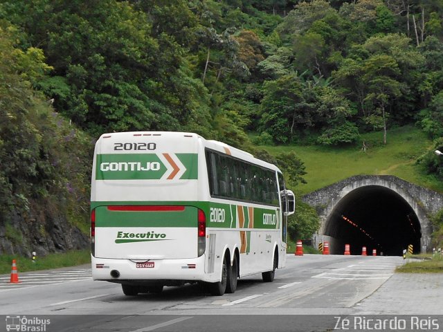 Empresa Gontijo de Transportes 20120 na cidade de Petrópolis, Rio de Janeiro, Brasil, por Zé Ricardo Reis. ID da foto: 5697050.