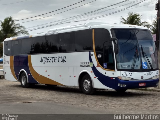 Agreste Tur - Agreste Transporte e Turismo 001 na cidade de Nova Cruz, Rio Grande do Norte, Brasil, por Guilherme Martins. ID da foto: 5697371.