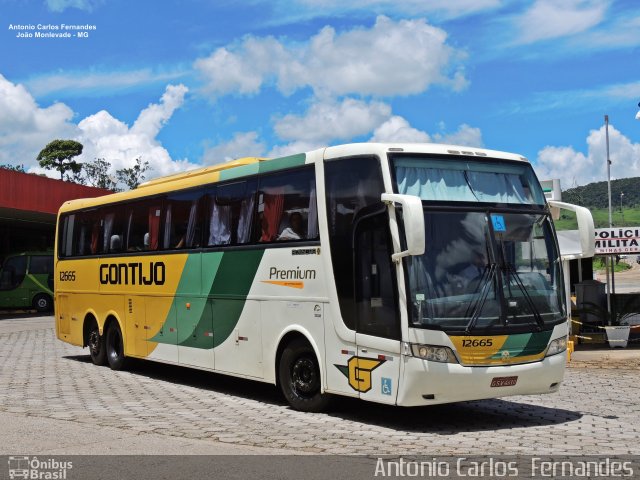 Empresa Gontijo de Transportes 12665 na cidade de João Monlevade, Minas Gerais, Brasil, por Antonio Carlos Fernandes. ID da foto: 5696257.