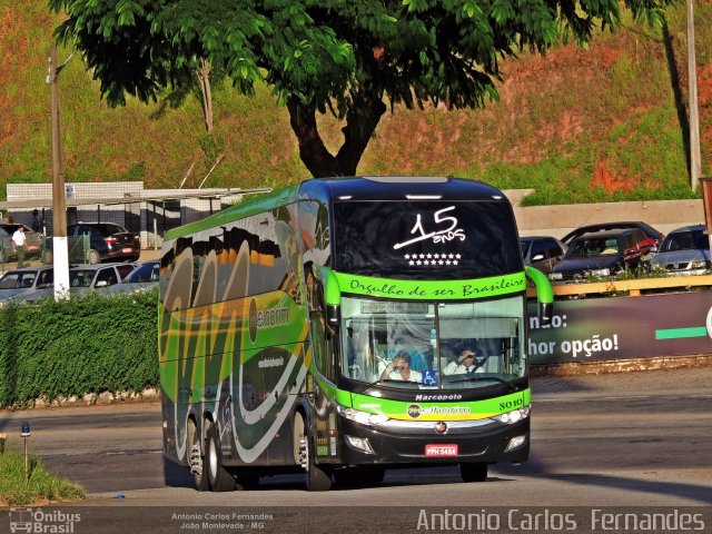 Melhorim Turismo 8010 na cidade de João Monlevade, Minas Gerais, Brasil, por Antonio Carlos Fernandes. ID da foto: 5696254.