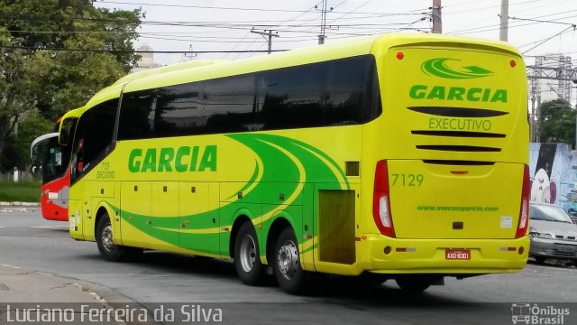 Viação Garcia 7129 na cidade de São Paulo, São Paulo, Brasil, por Luciano Ferreira da Silva. ID da foto: 5698163.