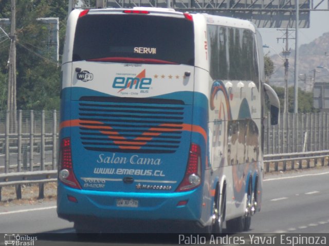 Pullman Eme Bus 121 na cidade de , por Pablo Andres Yavar Espinoza. Número da foto: #5697439.