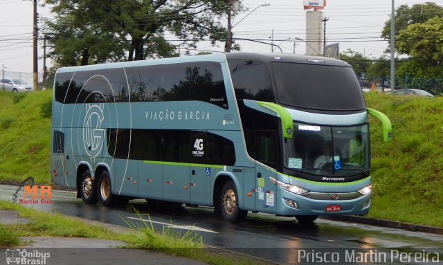 Viação Garcia 8802 na cidade de Campinas, São Paulo, Brasil, por Prisco Martin Pereira. ID da foto: 5696658.