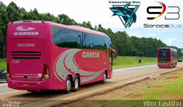 Viação Garcia 7289 na cidade de Sorocaba, São Paulo, Brasil, por Vitor Castilho. Número da foto: #5696021.