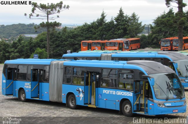 VCG - Viação Campos Gerais 1353 na cidade de Ponta Grossa, Paraná, Brasil, por Guilherme Bomfim. ID da foto: 5695912.