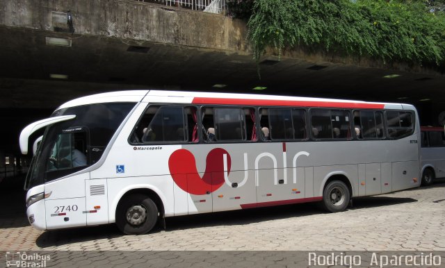 Expresso Unir 2740 na cidade de Belo Horizonte, Minas Gerais, Brasil, por Rodrigo  Aparecido. ID da foto: 5697383.