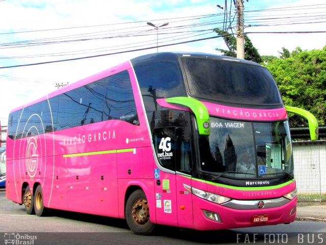 Viação Garcia 7259 na cidade de São Paulo, São Paulo, Brasil, por Flavio Alberto Fernandes. ID da foto: 5698448.