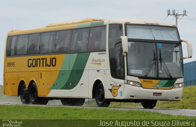 Empresa Gontijo de Transportes 11995 na cidade de Barra do Piraí, Rio de Janeiro, Brasil, por José Augusto de Souza Oliveira. ID da foto: 5628653.