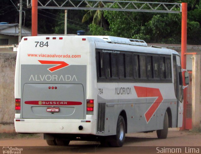 Viação Alvorada 784 na cidade de Guarapari, Espírito Santo, Brasil, por Saimom  Lima. ID da foto: 5628358.