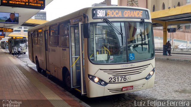 Viação Colombo 23176 na cidade de Curitiba, Paraná, Brasil, por Luiz Felipe Ferreira. Número da foto: #5628688.