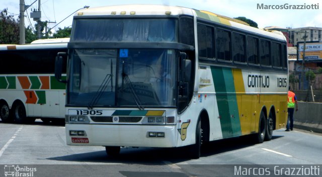 Empresa Gontijo de Transportes 11305 na cidade de Belo Horizonte, Minas Gerais, Brasil, por Marcos Grazziotti. ID da foto: 5629469.