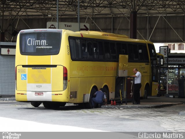 Viação Itapemirim 9029 na cidade de Vitória, Espírito Santo, Brasil, por Gilberto Martins. ID da foto: 5629270.