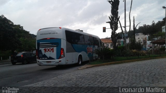 Auto Viação 1001 RJ 108.366 na cidade de Nova Friburgo, Rio de Janeiro, Brasil, por Leonardo Correa Gomes Martins. ID da foto: 5629197.