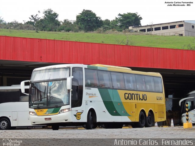 Empresa Gontijo de Transportes 12310 na cidade de João Monlevade, Minas Gerais, Brasil, por Antonio Carlos Fernandes. Número da foto: #5627470.