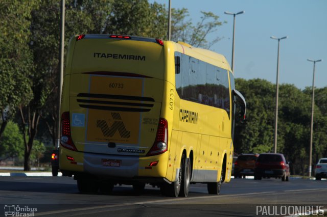 Viação Itapemirim 60733 na cidade de Brasília, Distrito Federal, Brasil, por Paulo Camillo Mendes Maria. Número da foto: #5627247.