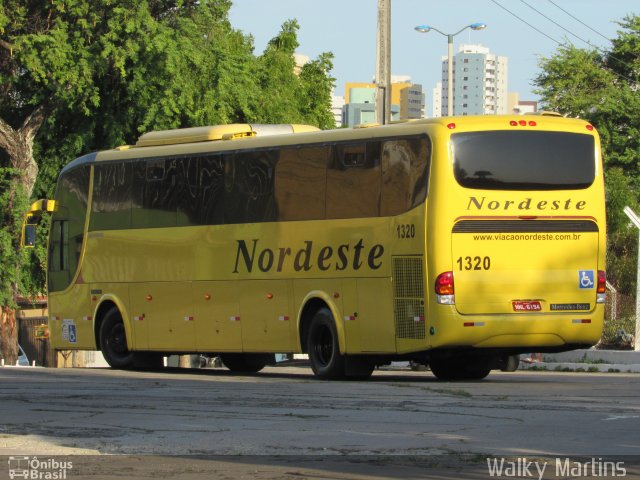 Viação Nordeste 1320 na cidade de Natal, Rio Grande do Norte, Brasil, por Walky Martins Nascimento. ID da foto: 5628621.