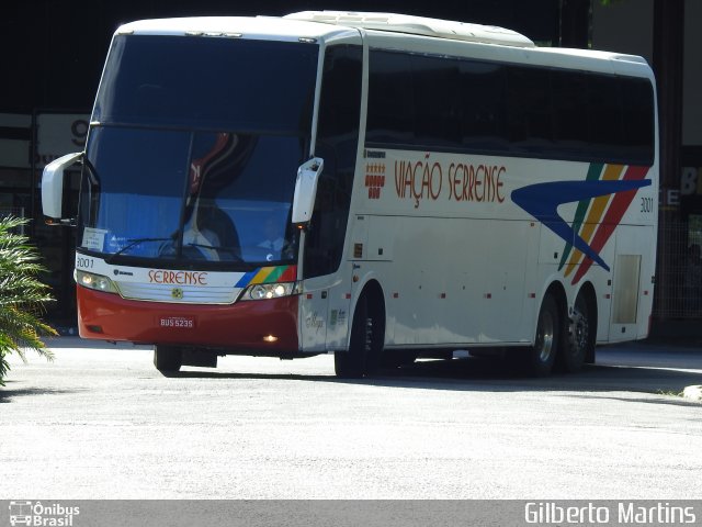 Viação Serrense 3001 na cidade de Vitória, Espírito Santo, Brasil, por Gilberto Martins. Número da foto: #5629234.