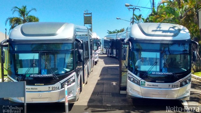 Viação Campo Belo 7 2313 na cidade de Botucatu, São Paulo, Brasil, por Nestor dos Santos Roza. Número da foto: #5700617.