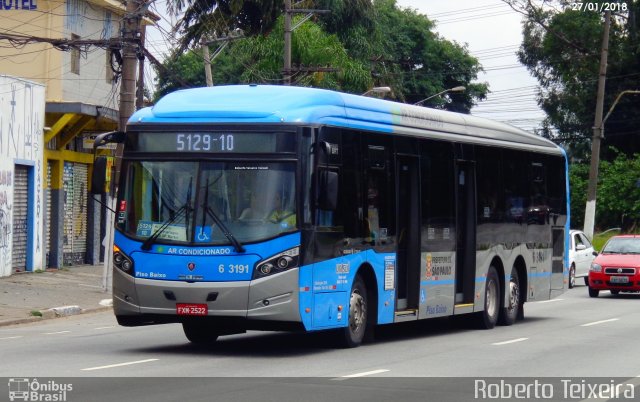 Viação Paratodos > São Jorge > Metropolitana São Paulo > Mobibrasil 6 3191 na cidade de São Paulo, São Paulo, Brasil, por Roberto Teixeira. Número da foto: #5700958.