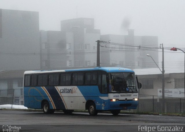 Cattani Sul Transportes e Turismo 41543 na cidade de Cascavel, Paraná, Brasil, por Felipe Gonzalez. ID da foto: 5699832.