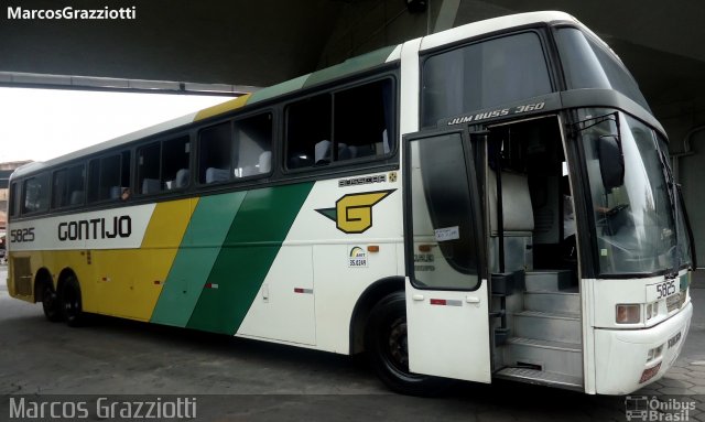 Empresa Gontijo de Transportes 5825 na cidade de Belo Horizonte, Minas Gerais, Brasil, por Marcos Grazziotti. ID da foto: 5698744.