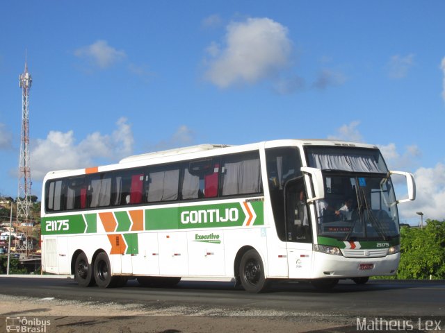 Empresa Gontijo de Transportes 21175 na cidade de Recife, Pernambuco, Brasil, por Matheus Lex. ID da foto: 5698853.