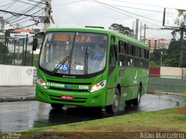 Viação Novo Retiro 1398 na cidade de Contagem, Minas Gerais, Brasil, por Adão Raimundo Marcelino. ID da foto: 5700968.