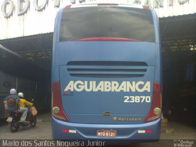 Viação Águia Branca 23870 na cidade de Santo Antônio de Jesus, Bahia, Brasil, por Mario dos Santos Nogueira Junior. Número da foto: #5699147.