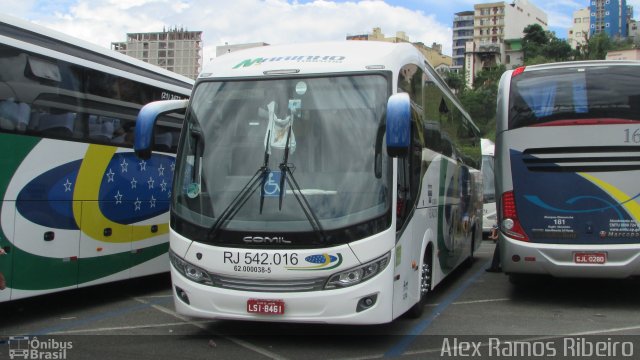 Marinho Transporte e Turismo RJ 542.016 na cidade de Aparecida, São Paulo, Brasil, por Alex Ramos Ribeiro. ID da foto: 5701536.