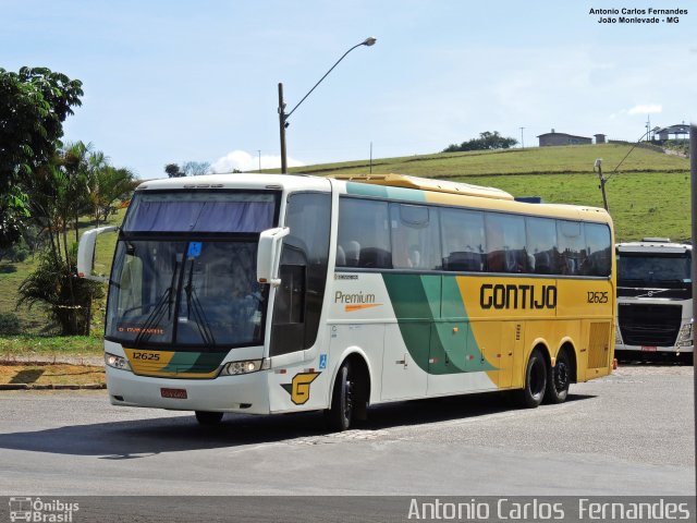 Empresa Gontijo de Transportes 12625 na cidade de João Monlevade, Minas Gerais, Brasil, por Antonio Carlos Fernandes. ID da foto: 5699672.