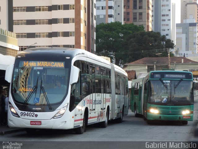 Viação Santo Ângelo 99402 na cidade de Curitiba, Paraná, Brasil, por Gabriel Machado. Número da foto: #5700489.