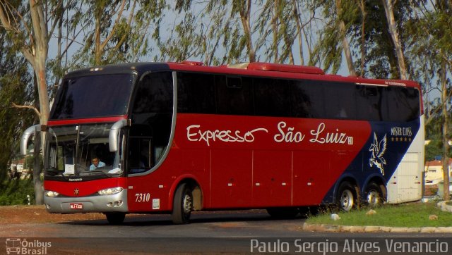 Expresso São Luiz 7310 na cidade de Cuiabá, Mato Grosso, Brasil, por Paulo Sergio Alves Venancio. ID da foto: 5704359.