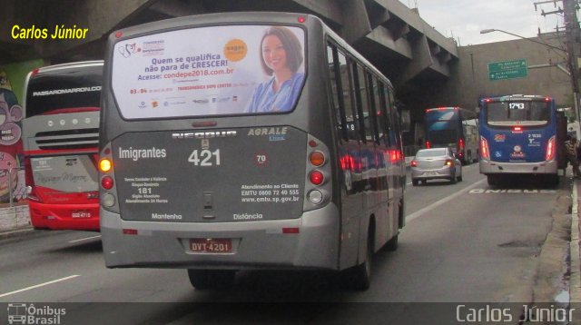 Viação Imigrantes 421 na cidade de São Paulo, São Paulo, Brasil, por Carlos Júnior. Número da foto: #5703152.