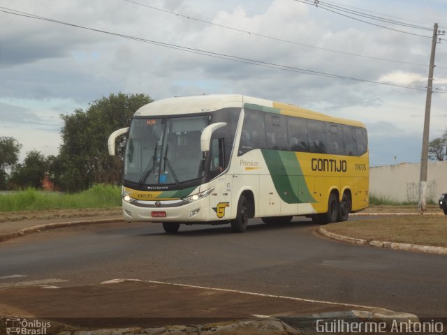 Empresa Gontijo de Transportes 19035 na cidade de Araxá, Minas Gerais, Brasil, por Guilherme Antonio. Número da foto: #5702782.
