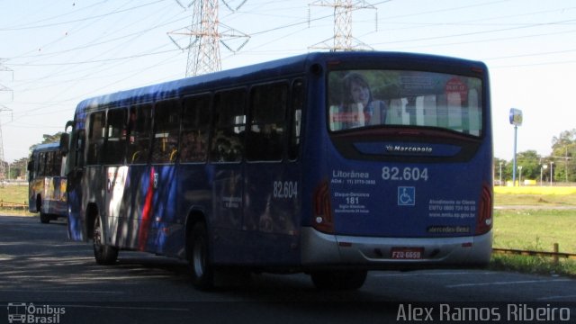 Litorânea Transportes Coletivos 82.604 na cidade de São José dos Campos, São Paulo, Brasil, por Alex Ramos Ribeiro. ID da foto: 5704088.