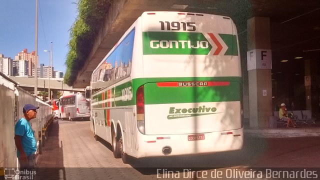 Empresa Gontijo de Transportes 11915 na cidade de Belo Horizonte, Minas Gerais, Brasil, por Elina Dirce de Oliveira Bernardes. ID da foto: 5703200.