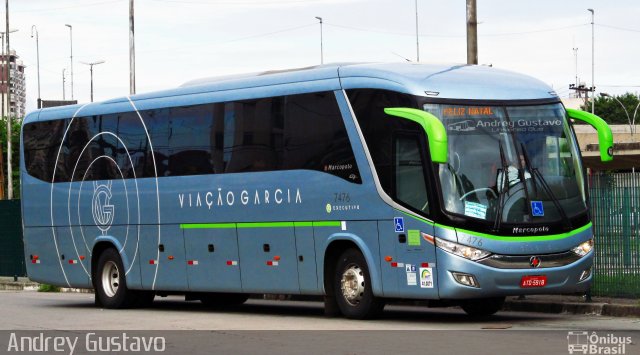 Viação Garcia 7476 na cidade de São Paulo, São Paulo, Brasil, por Andrey Gustavo. Número da foto: #5703984.