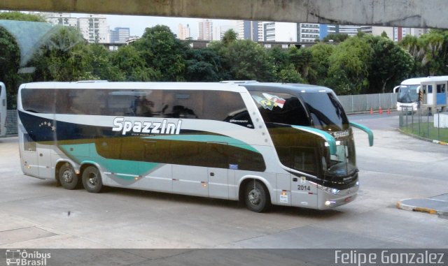 Spazzini Transportes 2014 na cidade de Curitiba, Paraná, Brasil, por Felipe Gonzalez. ID da foto: 5702914.