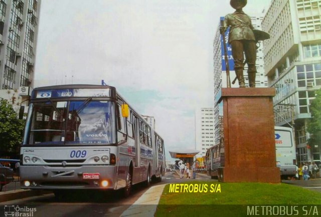 Metrobus 009 na cidade de Goiânia, Goiás, Brasil, por Carlos Júnior. ID da foto: 5631777.