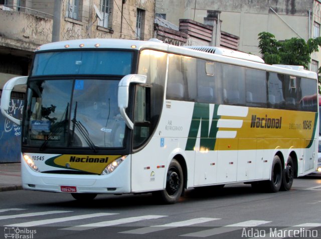 Viação Nacional 10545 na cidade de Belo Horizonte, Minas Gerais, Brasil, por Adão Raimundo Marcelino. ID da foto: 5631854.