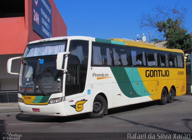 Empresa Gontijo de Transportes 12585 na cidade de Rio de Janeiro, Rio de Janeiro, Brasil, por Rafael da Silva Xarão. ID da foto: 5632174.