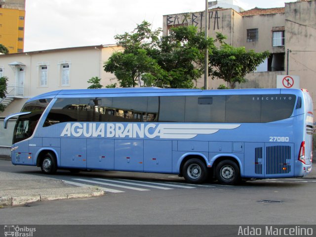 Viação Águia Branca 27080 na cidade de Belo Horizonte, Minas Gerais, Brasil, por Adão Raimundo Marcelino. ID da foto: 5631904.