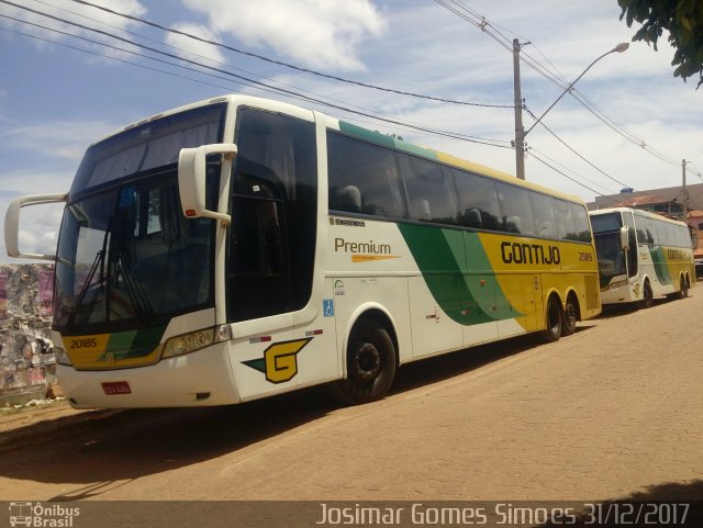 Empresa Gontijo de Transportes 20185 na cidade de Minas Novas, Minas Gerais, Brasil, por Josimar Gomes Simoes. ID da foto: 5629945.