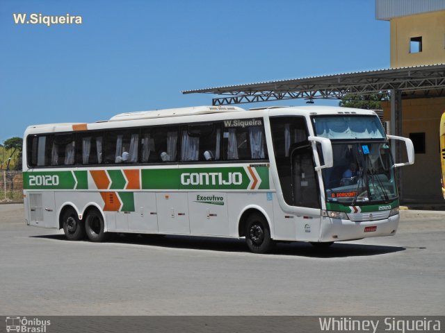 Empresa Gontijo de Transportes 20120 na cidade de Guarapari, Espírito Santo, Brasil, por Whitiney Siqueira. Número da foto: #5630495.