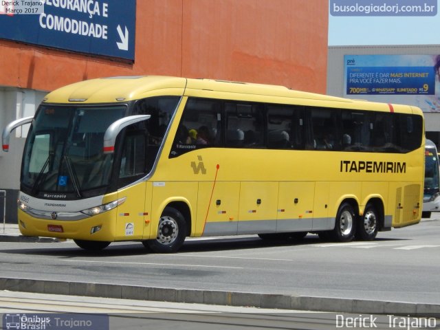 Viação Itapemirim 60565 na cidade de Rio de Janeiro, Rio de Janeiro, Brasil, por Derick  Trajano. ID da foto: 5631935.