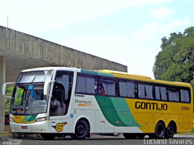 Empresa Gontijo de Transportes 21190 na cidade de Ribeirão, Pernambuco, Brasil, por Luciano Tavares. Número da foto: #5629999.