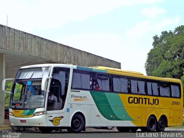 Empresa Gontijo de Transportes 21190 na cidade de Ribeirão, Pernambuco, Brasil, por Luciano Tavares. ID da foto: 5629999.