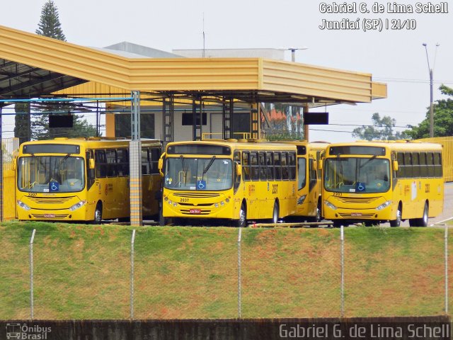Auto Ônibus Três Irmãos 3207 na cidade de Jundiaí, São Paulo, Brasil, por Gabriel Giacomin de Lima. Número da foto: #5631010.