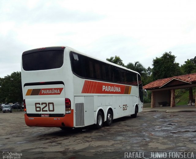 Viação Paraúna 620 na cidade de Rio Quente, Goiás, Brasil, por RAFAEL  JUNIO FONSECA. ID da foto: 5630811.