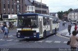 Darlington Transport 18 na cidade de Darlington, County Durham, Inglaterra, por Donald Hudson. Número da foto: #:id.